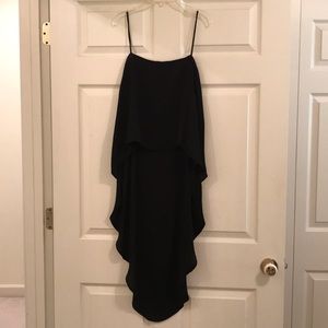 Milly Blouse Cascade High-Low Cami- Size Petite